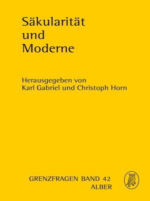 cover image of Säkularität und Moderne